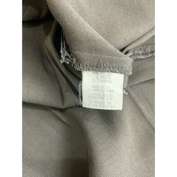 Theory Tenos Pleated Sleeveless Midi Dress Color Nest Green Women's Size 10 - Picture 5 of 6